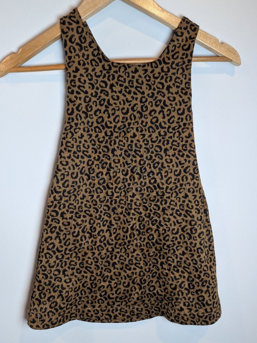 OLD NAVY TODDLER GIRLS SIZE 5T LEOPARD PRINT COVERALL DRESS